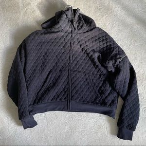 Free People Quilted Hoodie